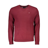 Pull en tissu rouge Napapijri pour homme