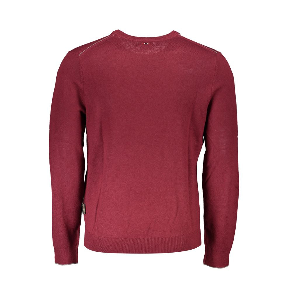 Pull en tissu rouge Napapijri pour homme