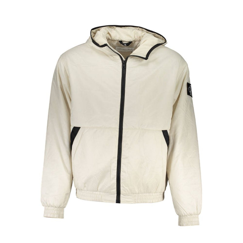 Calvin Klein beige polyester heren jas