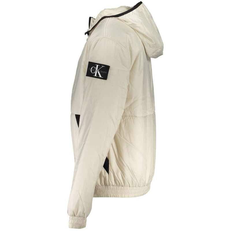 Calvin Klein beige polyester heren jas