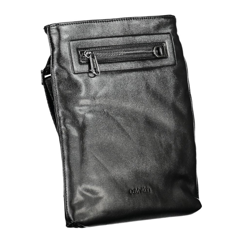 Sac à bandoulière noir élégant Calvin Klein avec détails contrastés