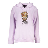 Cavalli Class Purple Cotton Women Sweater - Luxurious Comfort