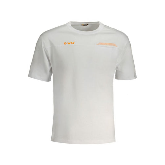 T-shirt en coton blanc K-WAY