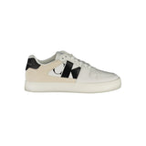 Calvin Klein White Polyester Sneaker - All-Day Comfort & Style