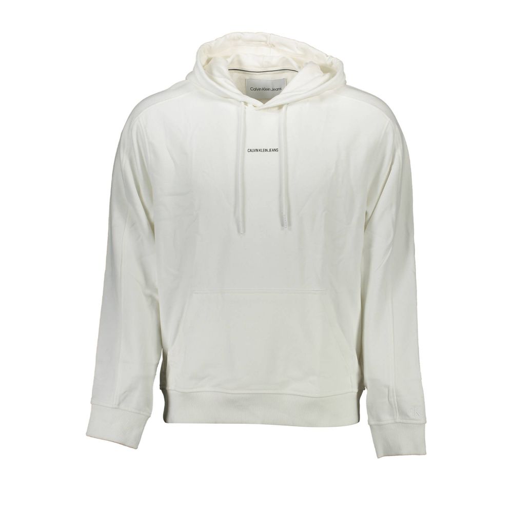 Pull en coton blanc Calvin Klein pour homme
