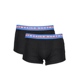 North Sails Black Cotton Boxer Briefs for Men