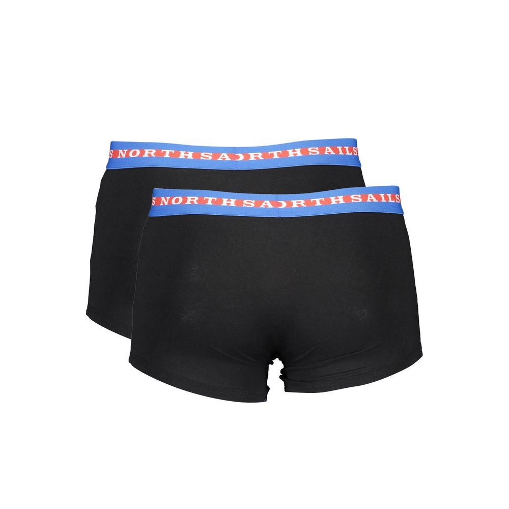 North Sails Black Cotton Boxer Briefs for Men