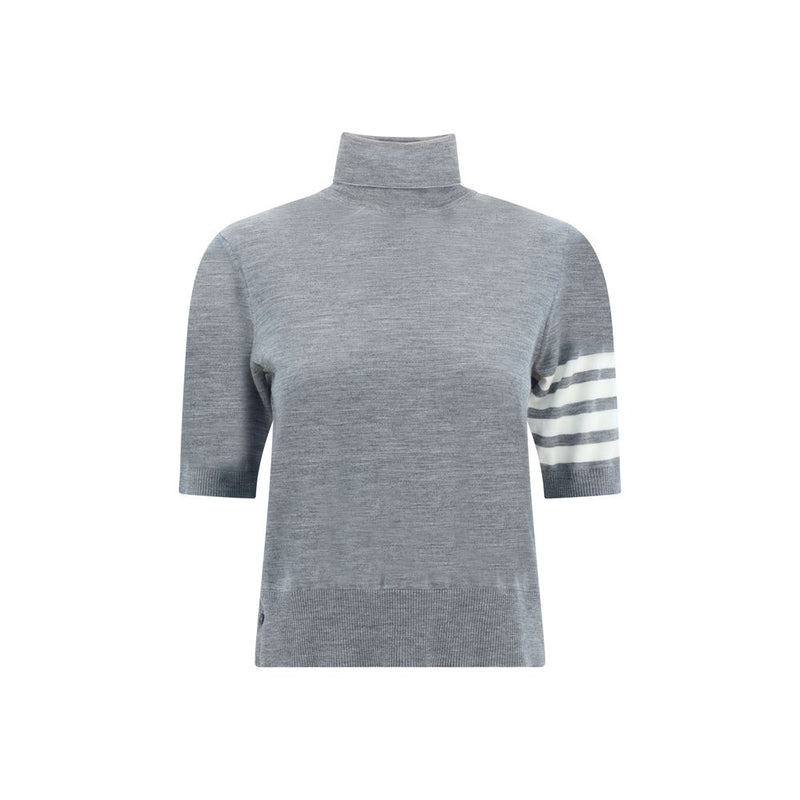 Thom Browne Virgin Wool Turtleneck Sweater - Élégance Intemporelle