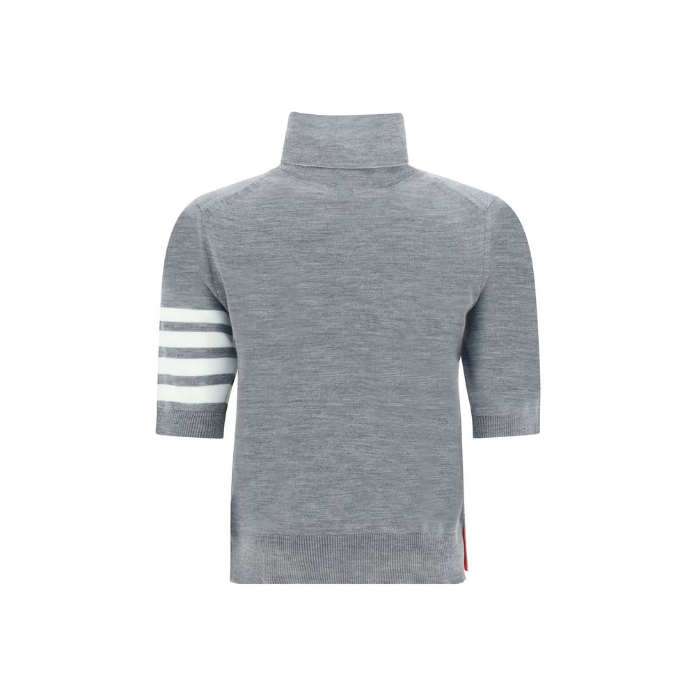 Thom Browne Virgin Wool Turtleneck Sweater - Élégance Intemporelle