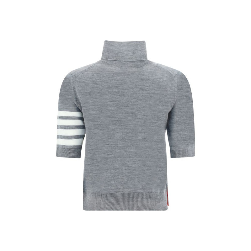 Thom Browne Virgin Wool Turtleneck Sweater - Élégance Intemporelle