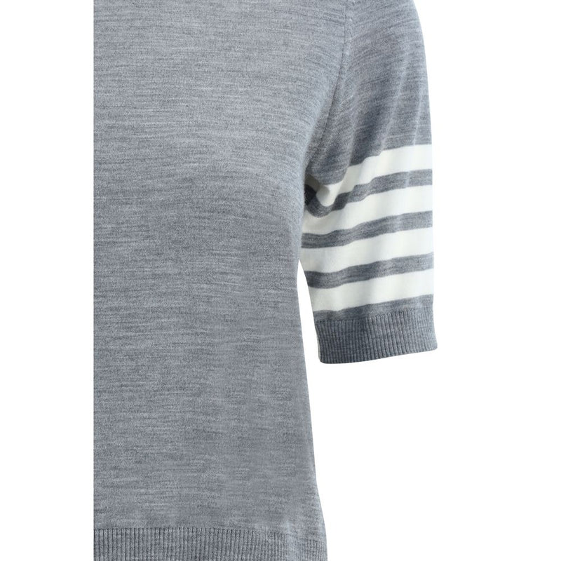 Thom Browne Virgin Wool Turtleneck Sweater - Élégance Intemporelle