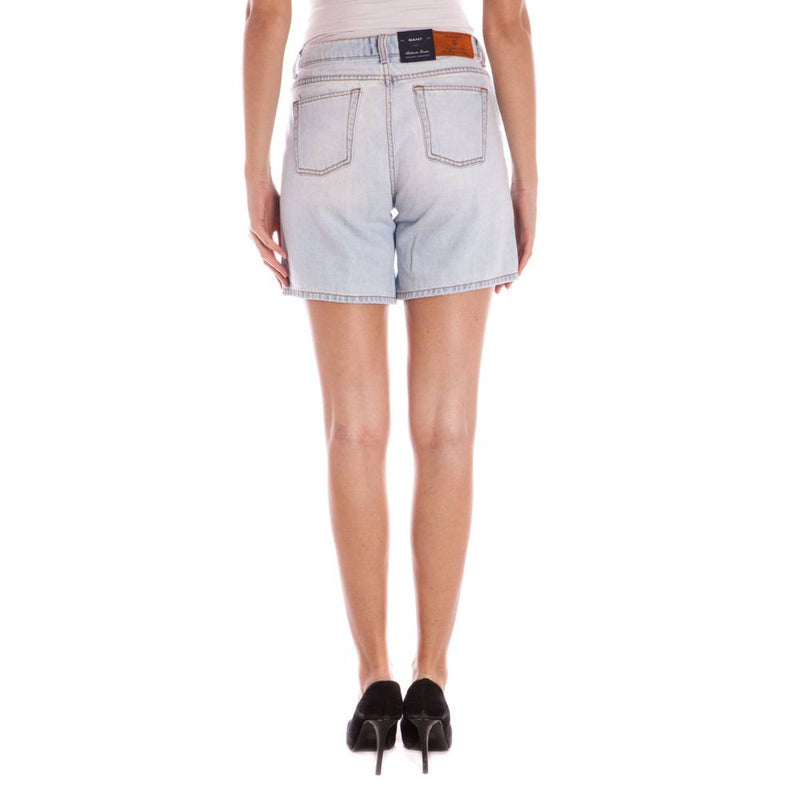 Gant Blue Cotton Women Jeans - Chic & Comfortable Shorts
