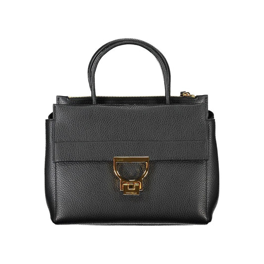 Sac à main Coccinelle en cuir noir pour femme