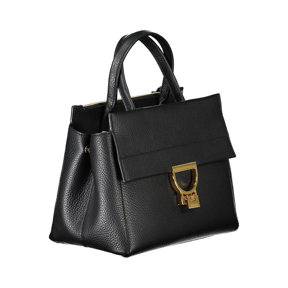 Sac à main Coccinelle en cuir noir pour femme