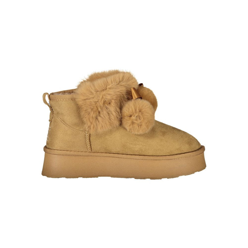 Bottes Femme Laura Biagiotti en Polyester Marron - Élégance Hivernale