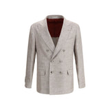 Brunello Cucinelli Light Brown Linen Blazer