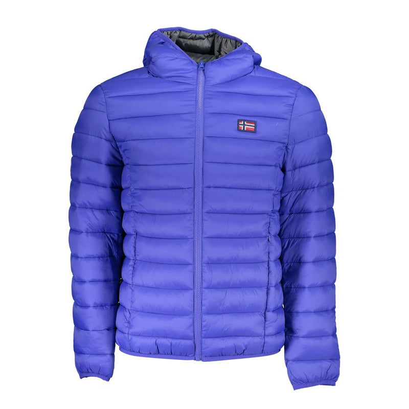 Veste homme en polyamide bleu, Norvège 1963