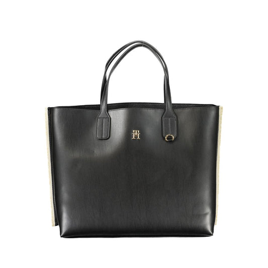 Tommy Hilfiger Zwarte Polyethyleen Handtas