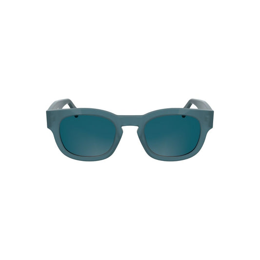 Calvin Klein Blauwe Acetaat Dames Zonnebril