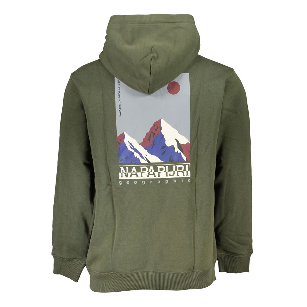 Pull en coton vert Napapijri pour homme