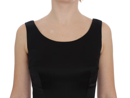 Robe longue noire et grise, style fourreau, Dolce & Gabbana
