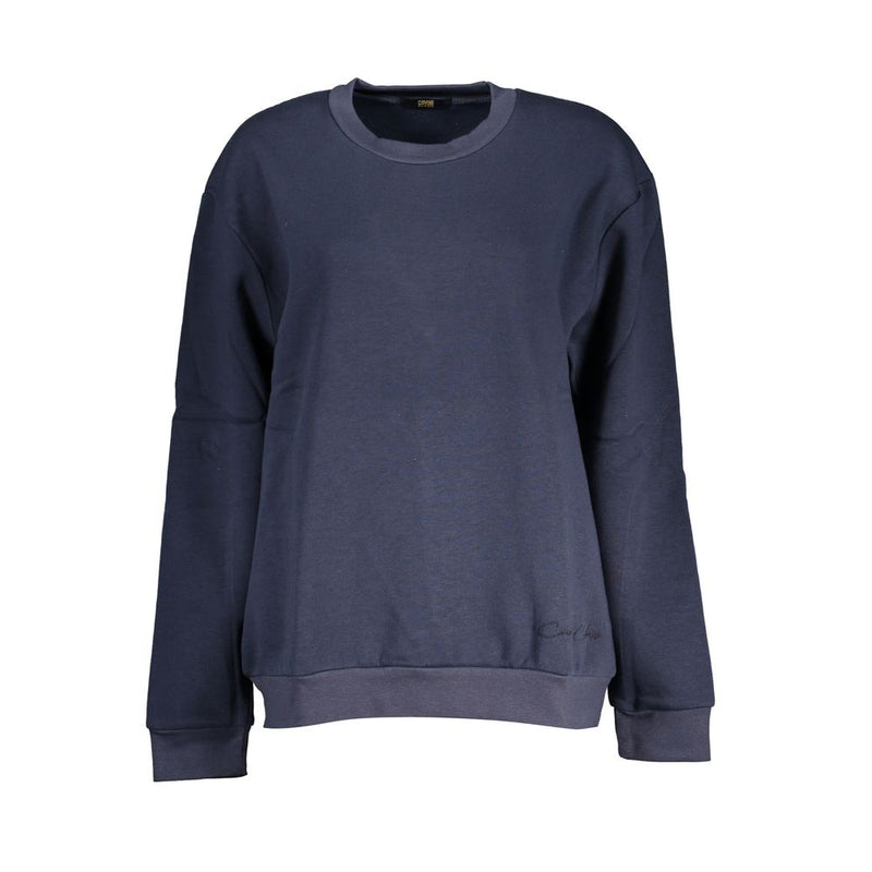 Cavalli Class Blue Cotton Women Sweater - Luxury Comfort