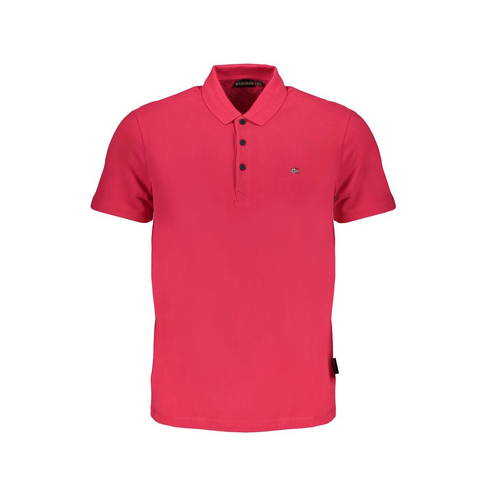 Polo en coton rose Napapijri