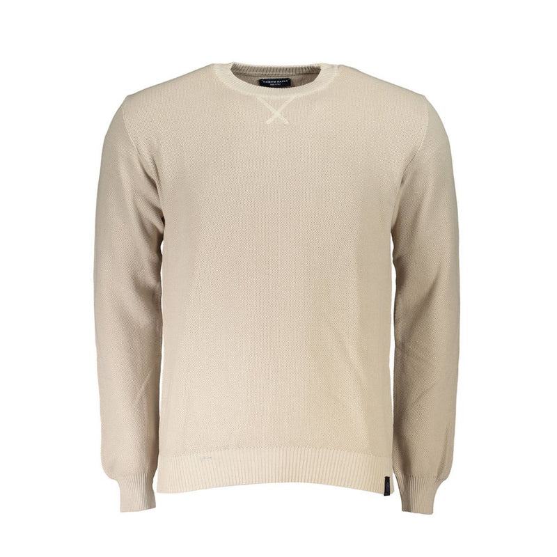 North Sails beige katoenen herensweater