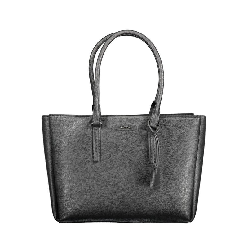 Calvin Klein Black Polyethylene Women Handbag - Eco-Friendly Elegance