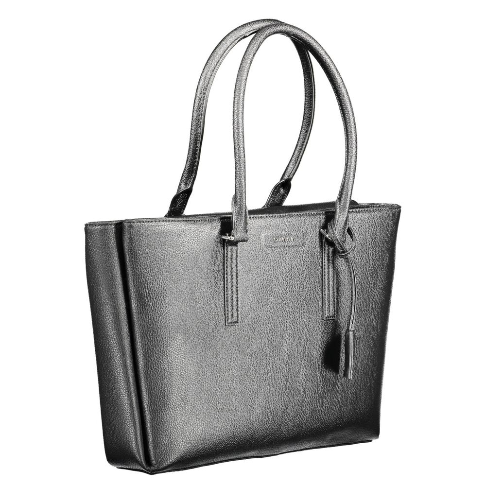Calvin Klein Black Polyethylene Women Handbag - Eco-Friendly Elegance