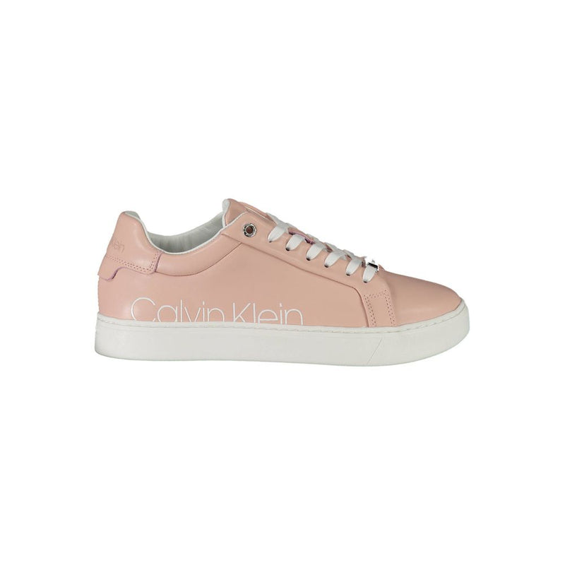 Calvin Klein Pink Polyester Women Sneaker - Chic & Sustainable
