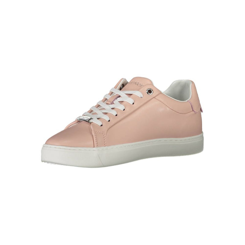 Calvin Klein Pink Polyester Women Sneaker - Chic & Sustainable