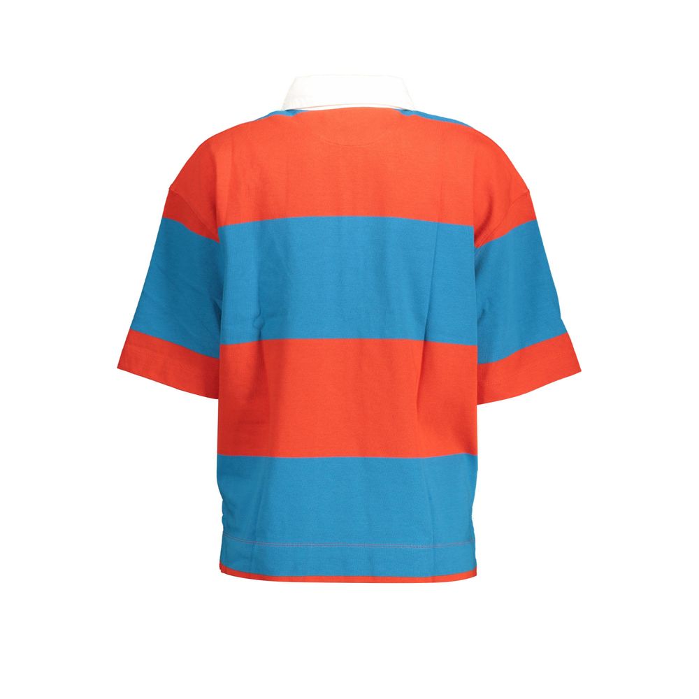 Gant Polo Shirt Femme Rouge en Coton - Élégance Décontractée
