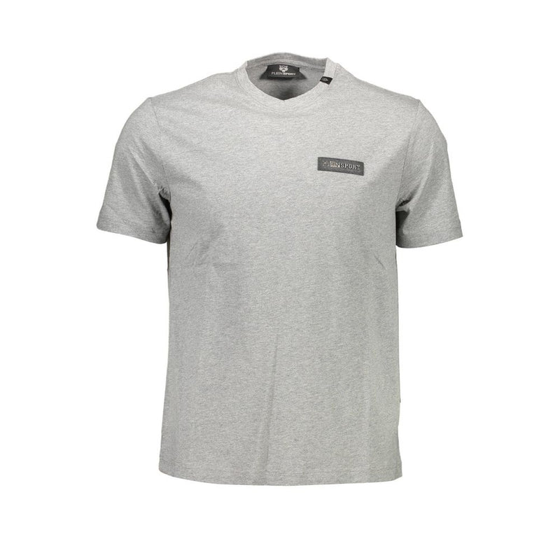 T-shirt homme en coton gris Plein Sport