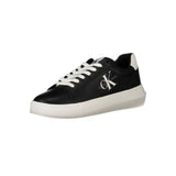 Calvin Klein Black Leather Women Sneaker - Stylish & Sustainable