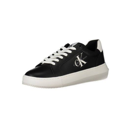 Sneaker en cuir noir pour femme de Calvin Klein