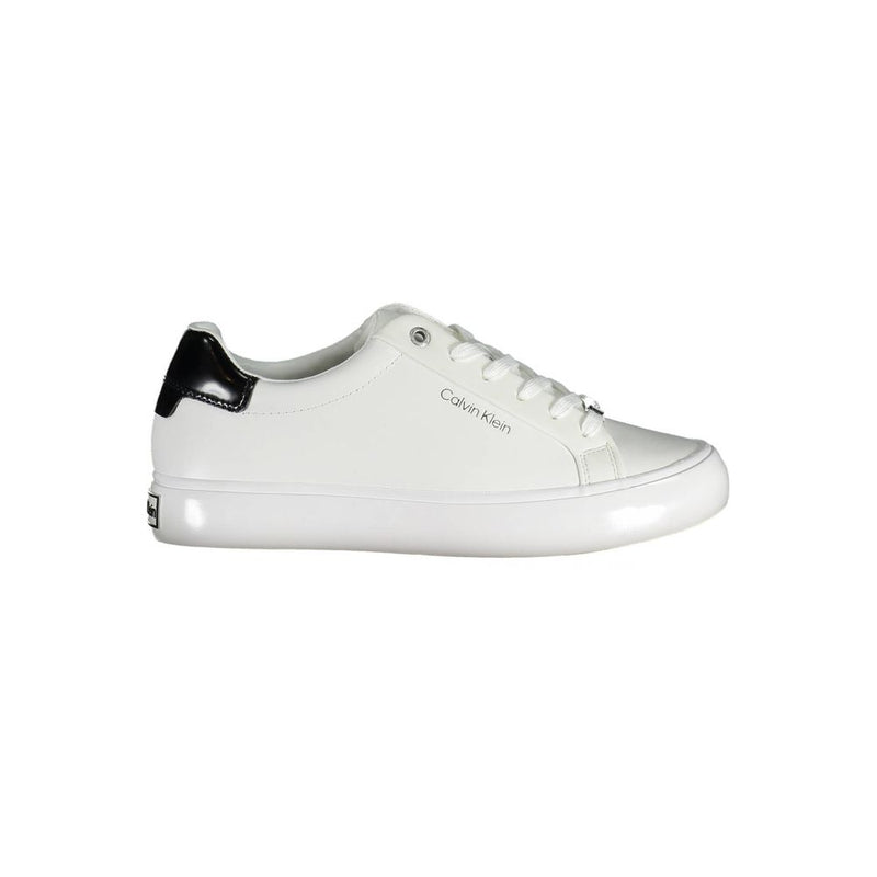Calvin Klein White Leather Women Sneaker - Eco-Friendly Style