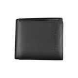 Portefeuille RFID en cuir noir Calvin Klein avec porte-monnaie