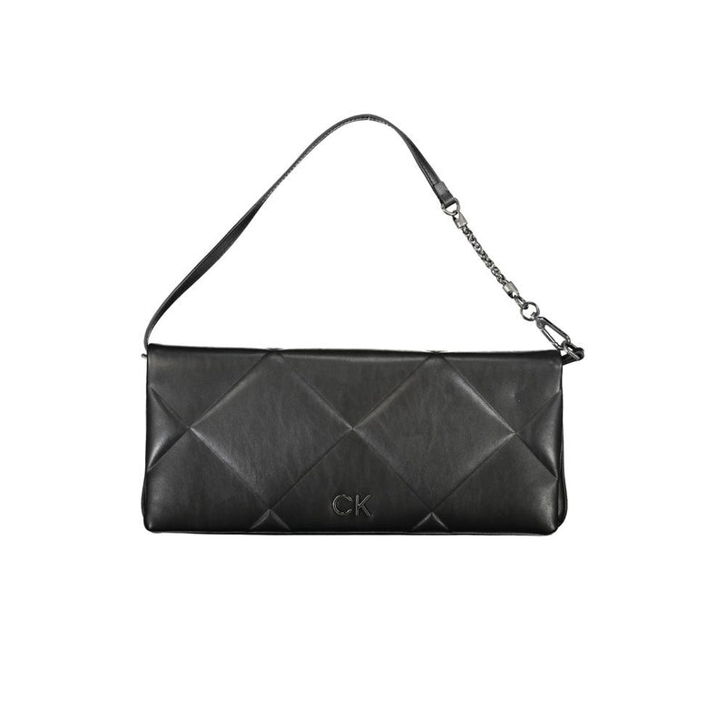 Calvin Klein Black Polyester Handbag - Stylish & Functional