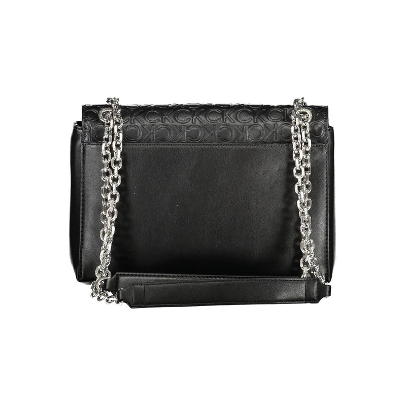 Calvin Klein Black Polyester Handbag - Eco-Friendly and Stylish