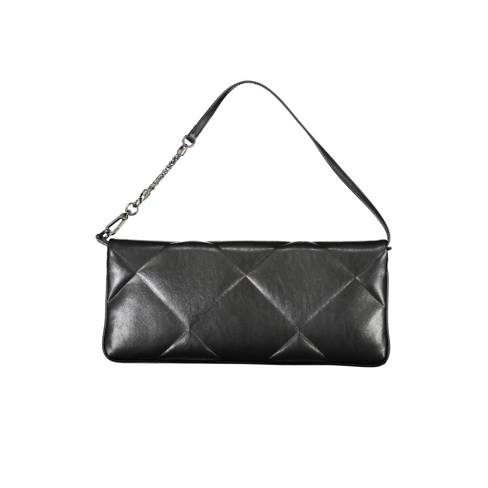 Calvin Klein Black Polyester Handbag - Chic & Versatile