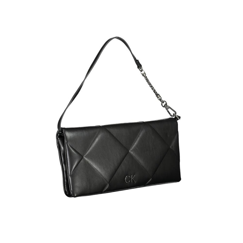 Calvin Klein Black Polyester Handbag - Stylish & Functional