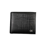 Portefeuille élégant en cuir à deux compartiments Calvin Klein