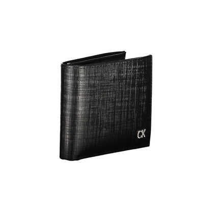 Calvin Klein Elegante Leren Portemonnee met Twee Compartimenten