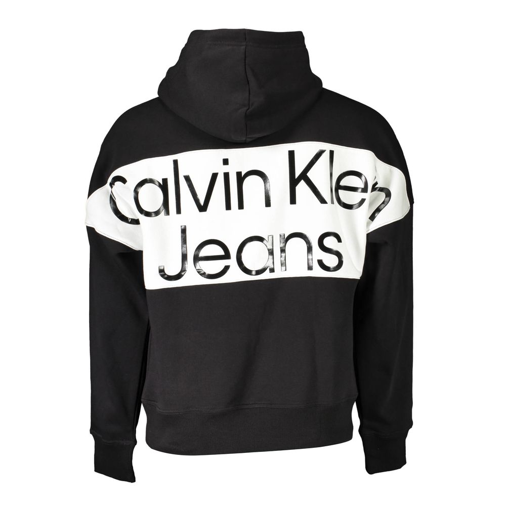 Pull en coton noir pour homme Calvin Klein