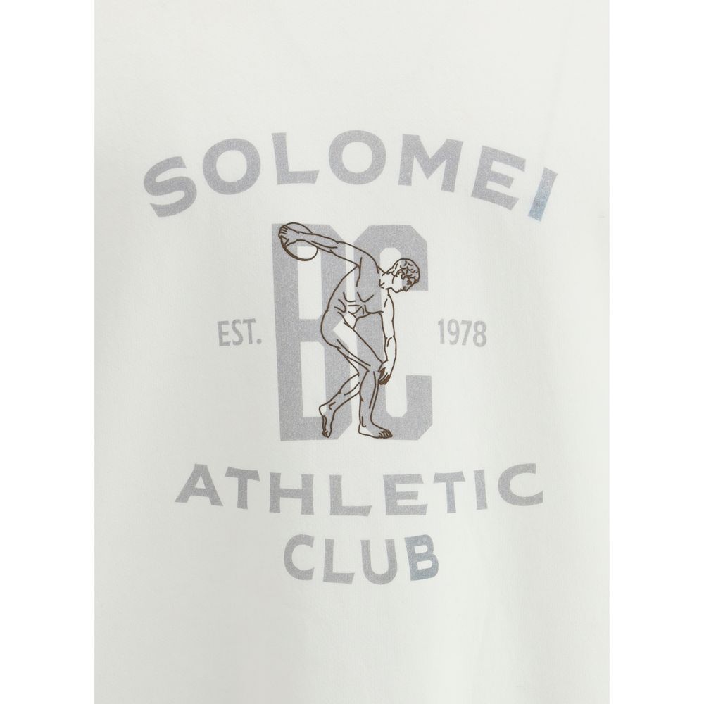 Sweat à capuche à imprimé maxi de Brunello Cucinelli