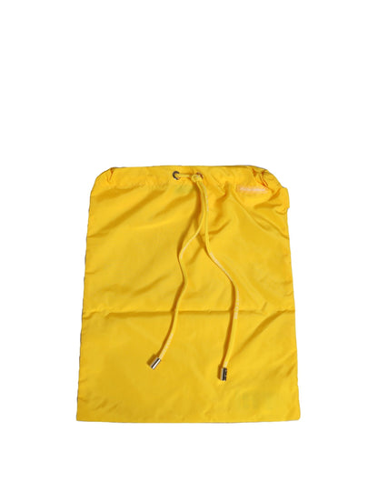 Dolce & Gabbana zwemkleding: zwembroek met gele logo-tailleband