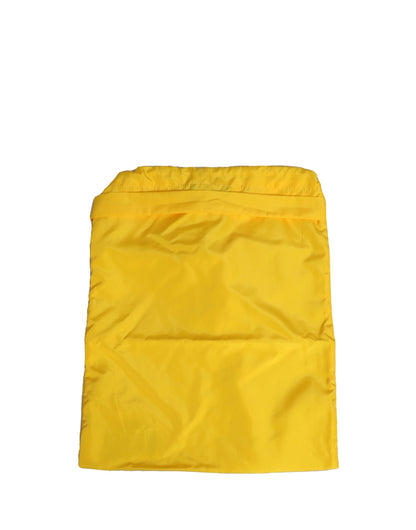 Dolce & Gabbana zwemkleding: zwembroek met gele logo-tailleband