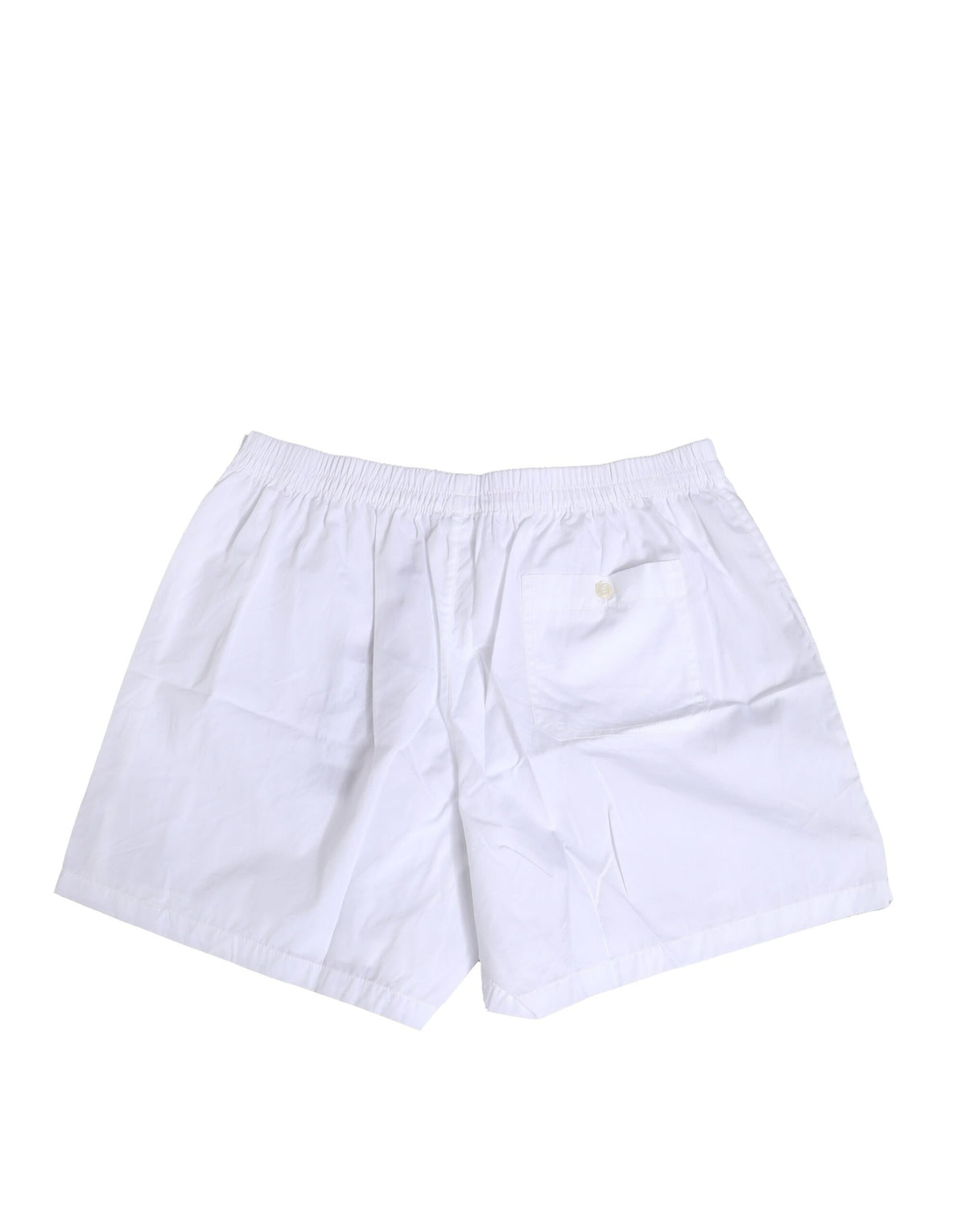 Dolce & Gabbana White Cotton Regular Boxer Shorts