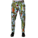 Pantalon homme en coton dégradé multicolore Dolce &amp; Gabbana